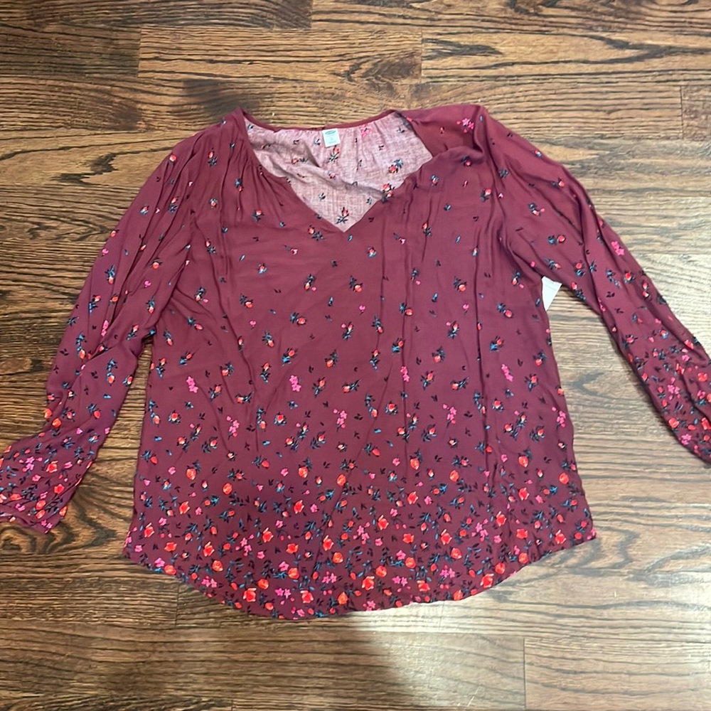 Women’s floral blouse
